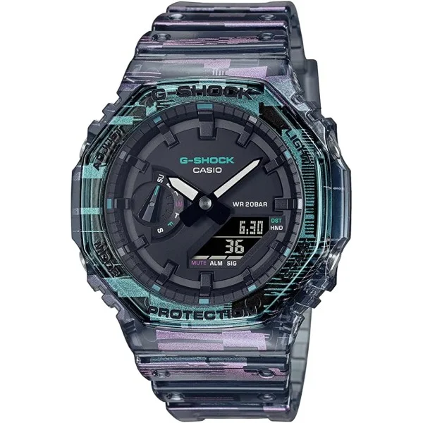 Casio G-Shock Analog-Digital Multicolor Dial Watch for Men - GA-2100NN-1ADR